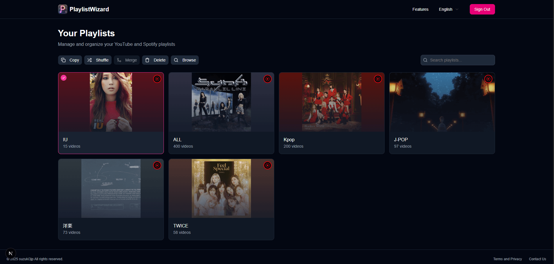 Playlists image